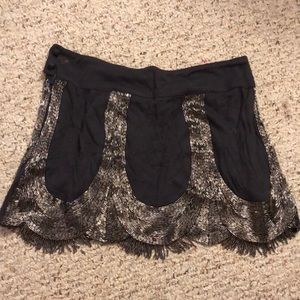 Beaded miniskirt size small